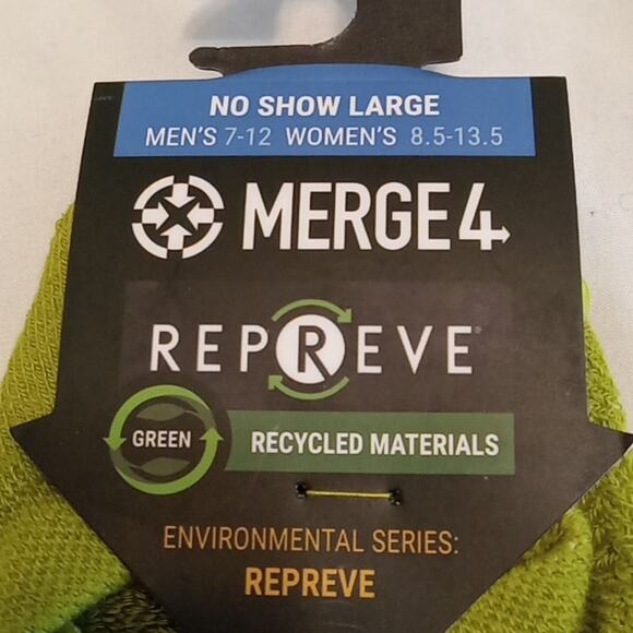 NWT Merge 4 Reprve size large lite Olive socks. - Picture 4 of 4